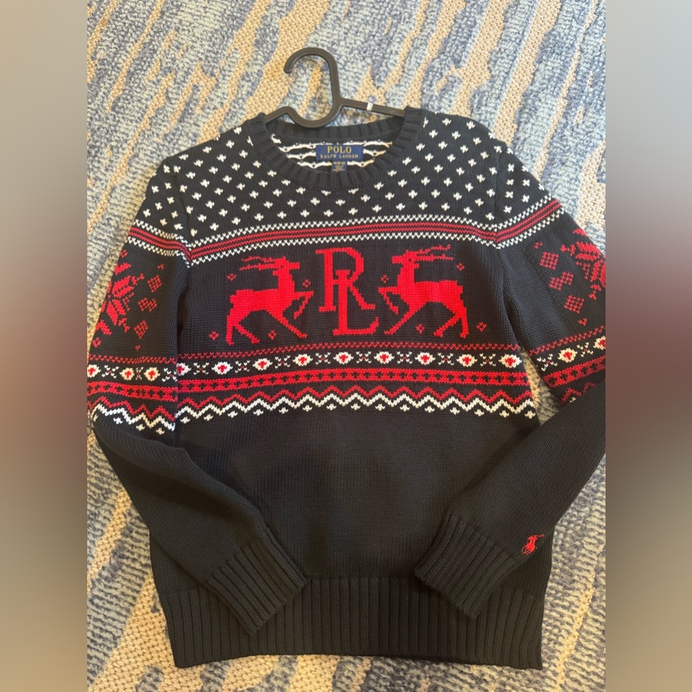 POLO RALPH LAUREN M(10-12 boys)
Sweater kids Polo Ralph Lauren New( no tags)